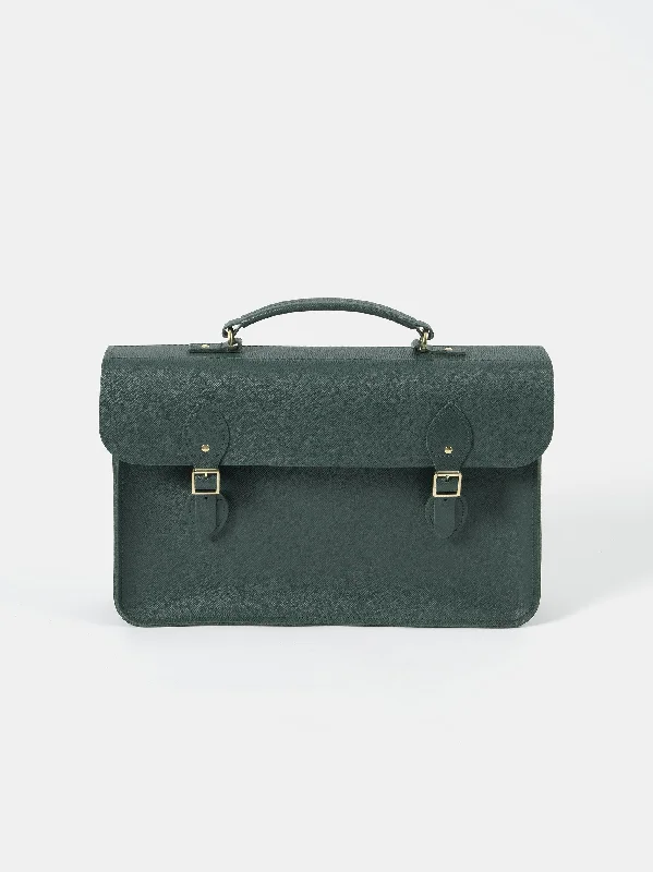 Lightweight briefcases for daily useThe Briefcase - Fir Saffiano