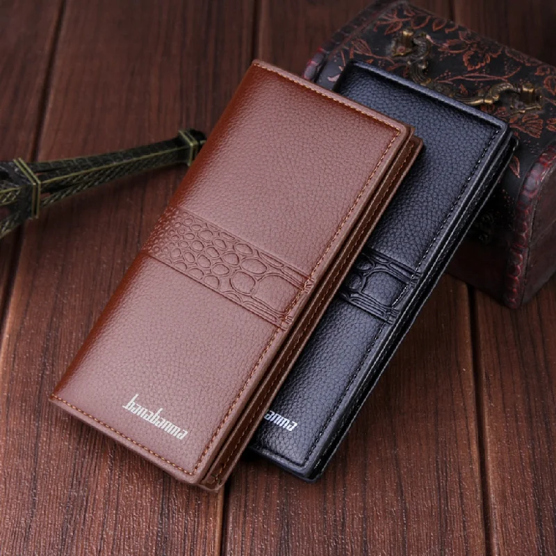 Vintage-style briefcases for a classic lookMen Wallets Vintage Men Leather Luxury Long Wallet Vintage-style briefcases for a classic lookMen Wallets Vintage Men Leather Luxury Long Wallet