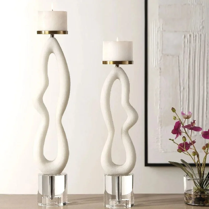 Feamelo Candleholders - Set of 2