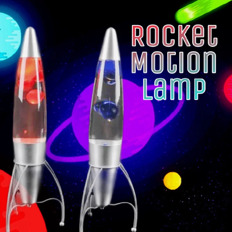Lava Lamps for Meaderies to Add a Touch of UniquenessRetro Rocket Motion Lamp