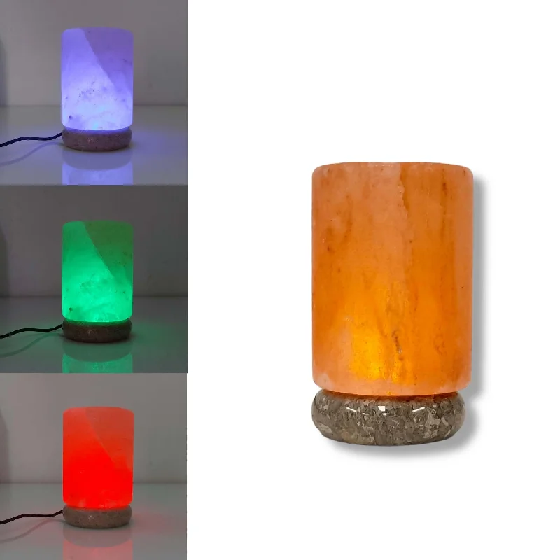 Lava Lamps for Coffee Shops to Create a Cozy VibeCylinder USB Colour Changing Himalayan Salt Lamp