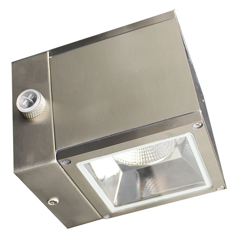 String Lights for Nursery Room DecorWestgate Up-Down Selectable Cube Wall Light, 18W, 3000K, Led Outdoor Light - Brushed Nickel