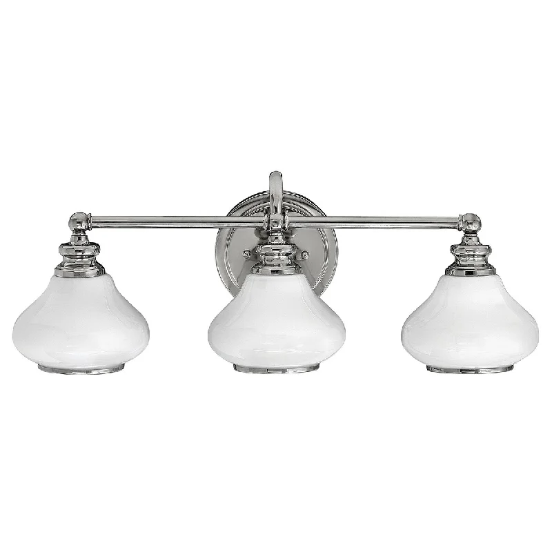 asian - inspired wall lamps with bamboo or paper shades for a zen - like Upton Park Three Light Polished Chrome Bathroom Wall Light - ID 7114 asian - inspired wall lamps with bamboo or paper shades for a zen - like Upton Park Three Light Polished Chrome Bathroom Wall Light - ID 7114