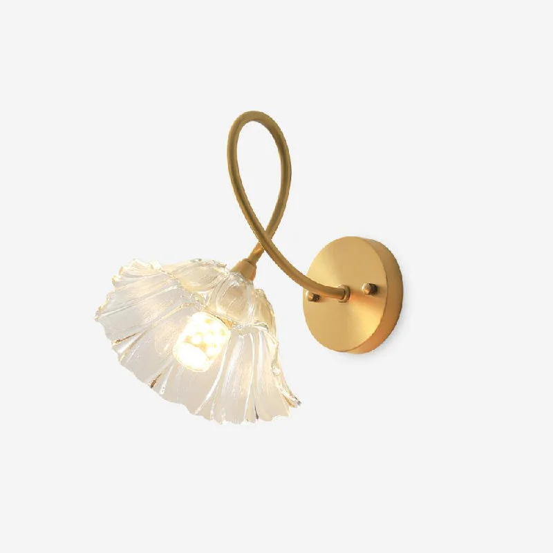 Color - Changing Lava Lamps for Ambiance in BedroomsCentury Lotus Leaf Wall Lamp