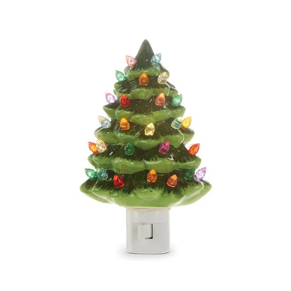 String Lights for Porch LightingNight Light – Vintage Green Christmas Tree