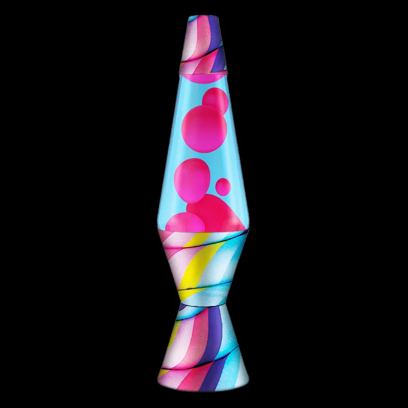 Battery - Operated Lava Lamps for Portable Use During Camping14.5” Candy Swirl Lava Lamp