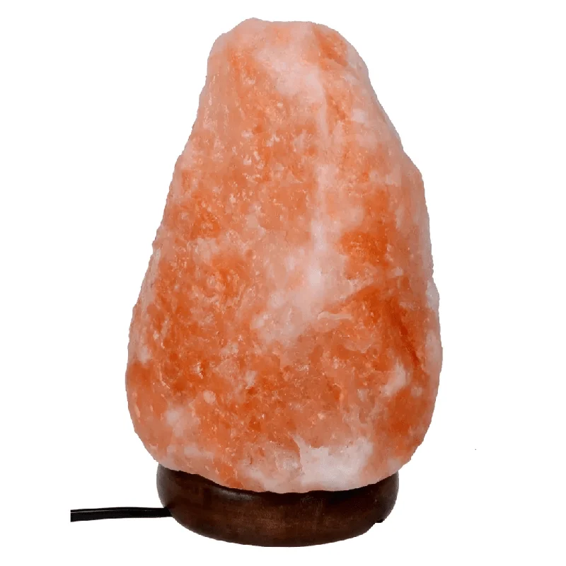 Lava Lamps for Dessert Shops to Add a Sweet Touch2-3kg Himalayan Salt Lamp on Timber Base