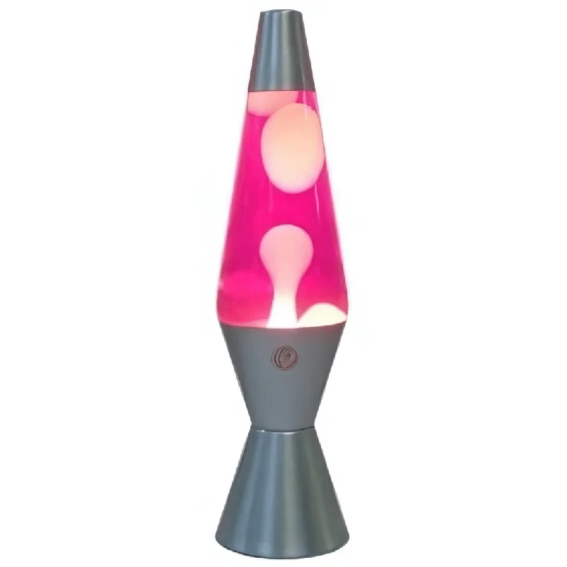 Lava Lamps for Man Caves and She ShedsLava Lamp Diamond Motion Large 37cm - Pink White