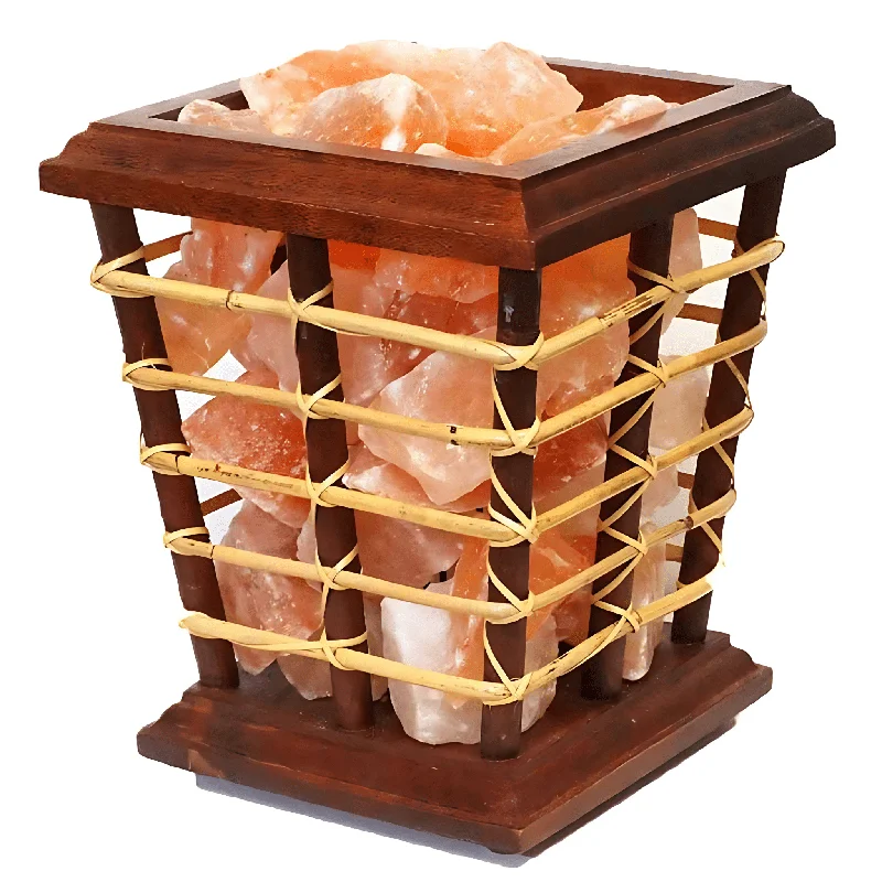 Lava Lamps for Chinese Restaurants to Create a Festive Atmosphere5kg Himalayan Salt Chunks Bamboo Fire Basket Lamp (12V-12W) Lava Lamps for Chinese Restaurants to Create a Festive Atmosphere5kg Himalayan Salt Chunks Bamboo Fire Basket Lamp (12V-12W)
