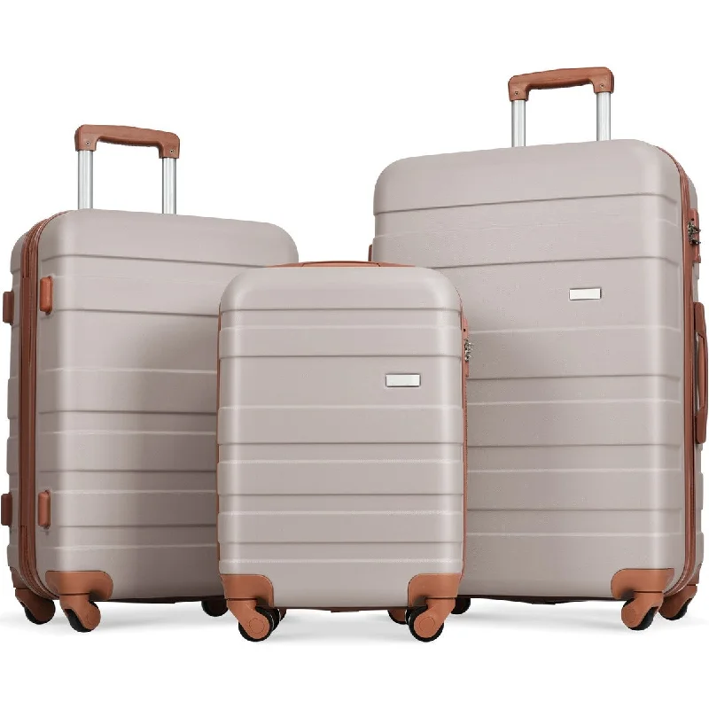 3pcs New Model ABS Hardshell Luggage Set by Harper&Bright Designs