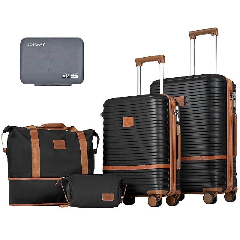 Carry on 20" & 24" Checked Luggage Set, 2-Piece Expandable Suitecase Set with Spinner Wheel, Hard Shell Suitcase with TSA Lock Carry on 20" & 24" Checked Luggage Set, 2-Piece Expandable Suitecase Set with Spinner Wheel, Hard Shell Suitcase with TSA Lock