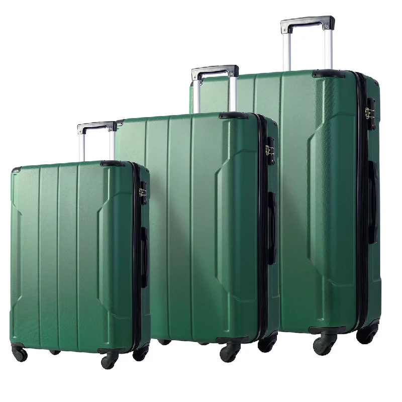 Hardshell Luggage Sets 3 Pcs Spinner Suitcase with TSA Lock Lightweight 20''24''28'' Hardshell Luggage Sets 3 Pcs Spinner Suitcase with TSA Lock Lightweight 20''24''28''