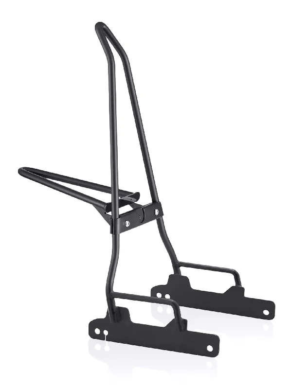 Iron Born Blade 25" Sissy Bar with Foldable Luggage Rack for Harley Dyna Low Rider FXDL Matte Black