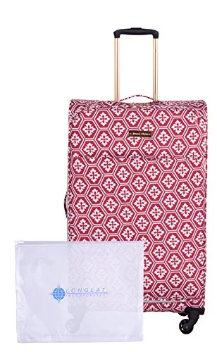 Jenni Chan Adra 2-Piece Set 28" Upright Spinner + 311 Bag, Red