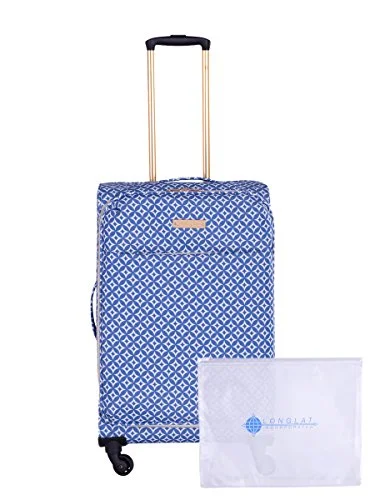Jenni Chan Colima 2-Piece Set 28" Upright Spinner + 311 Bag, Blue