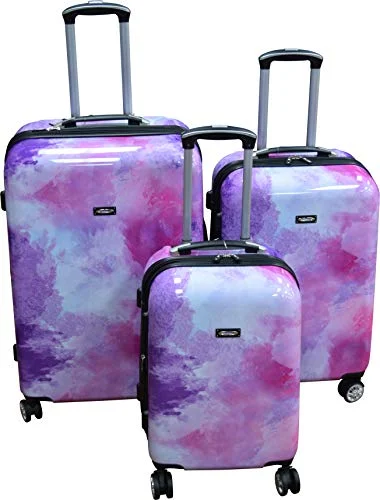 Kemyer 788 Vintage World Series Lightweight 3-PC Expandable Hardside Spinner Luggage Set (Marble) Kemyer 788 Vintage World Series Lightweight 3-PC Expandable Hardside Spinner Luggage Set (Marble)