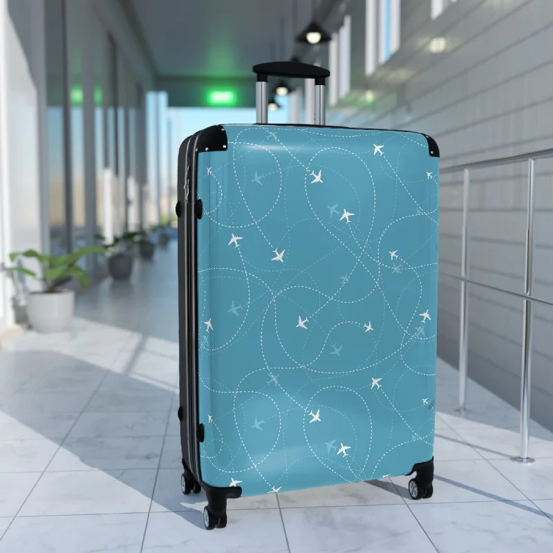 LFO - Luggage Factory - Planes Trails -  Suitcase - Checked