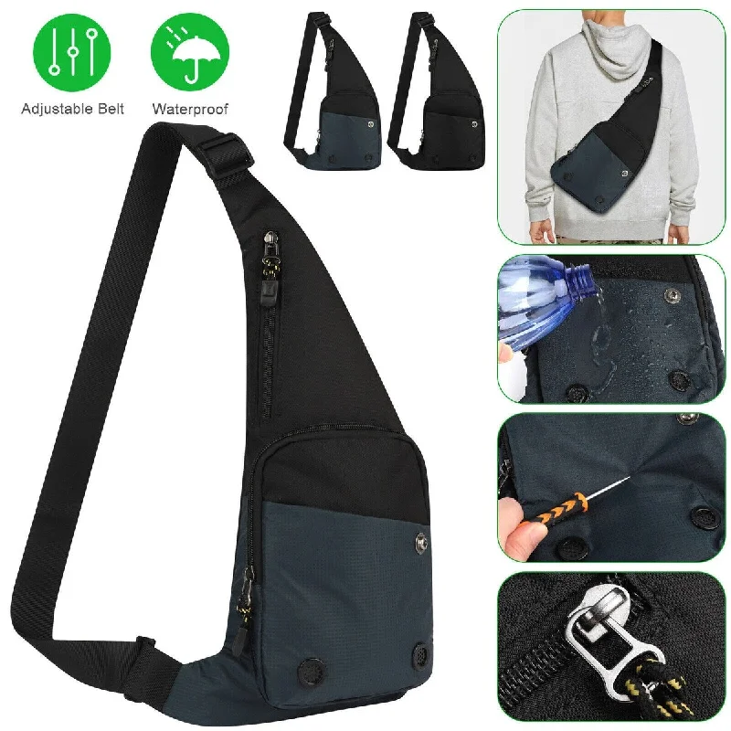 Men’s Women’s Sling Chest Bag Crossbody Fanny Pack
