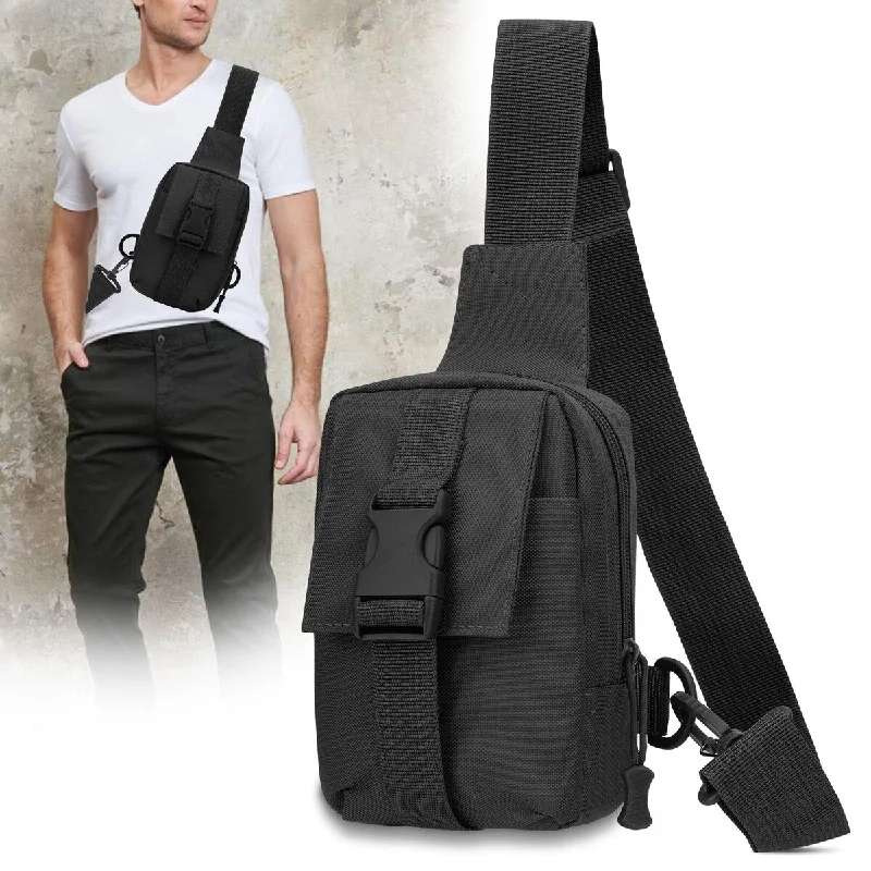 Men's Sling Bag Crossbody Fanny Pack Tactical Travel Backpack