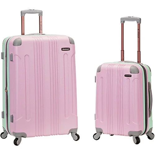 Rockland 20 Inch 28 Inch 2 Piece Expandable Abs Spinner Set, MINT