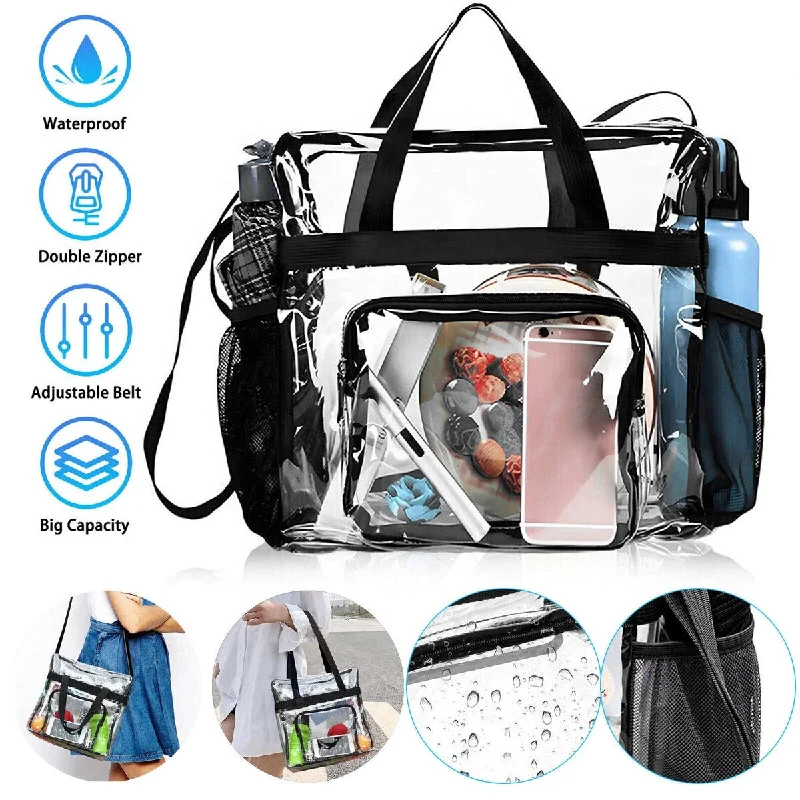 Stadium-Approved Clear Crossbody Bag