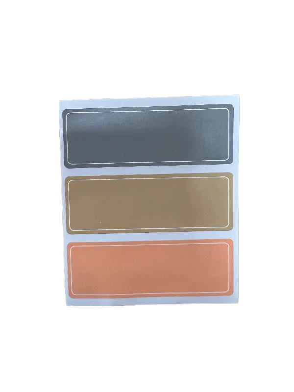 Toiletry Labels - 3 labels- $0.50