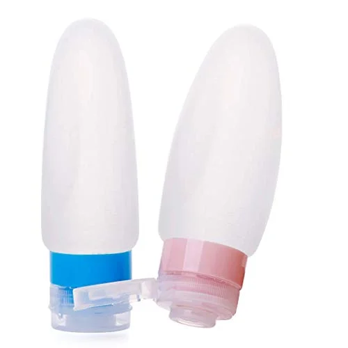 ValourGo Travel Bottles Set TSA Approved with Refillable Silicone Leak Proof Valve and Travel Accessories for Liquid - 2 Pack 3 OZ Travel Containers ValourGo Travel Bottles Set TSA Approved with Refillable Silicone Leak Proof Valve and Travel Accessories for Liquid - 2 Pack 3 OZ Travel Containers
