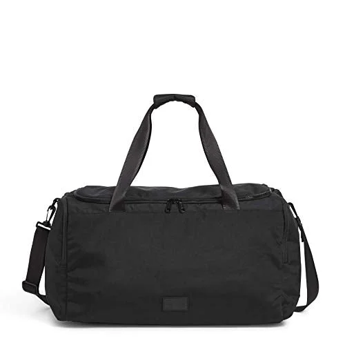 Vera Bradley Women's Recycled Lighten Up Reactive Travel Duffle Bag, Black, One Size Vera Bradley Women's Recycled Lighten Up Reactive Travel Duffle Bag, Black, One Size