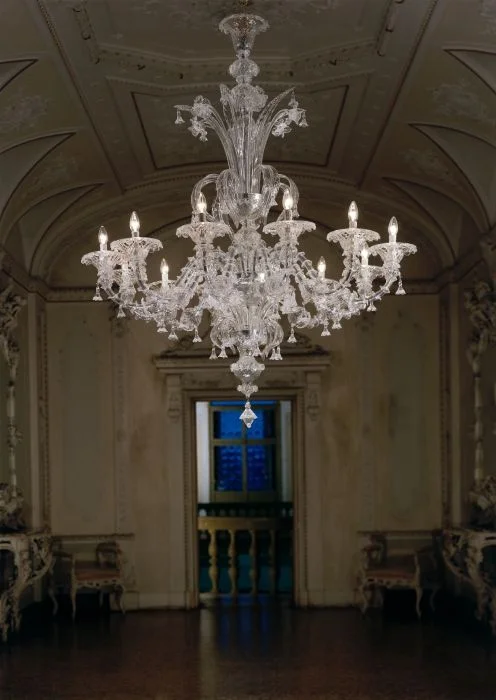 Chandeliers for Dining Rooms to Set the Mood for Meals12 Arm Clear Murano Glass Chandelier In The Rezzonico Style Chandeliers for Dining Rooms to Set the Mood for Meals12 Arm Clear Murano Glass Chandelier In The Rezzonico Style