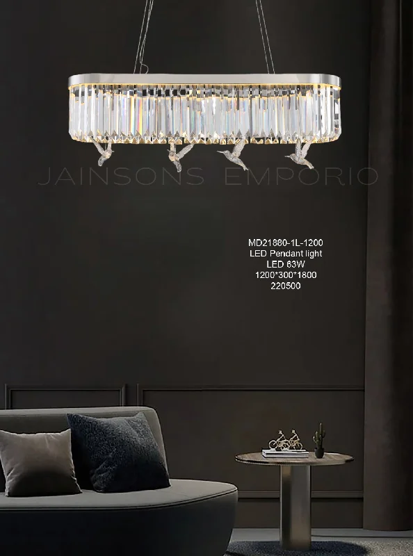 Chandeliers with Metal Frames in Silver FinishSilver Cascade Chandelier