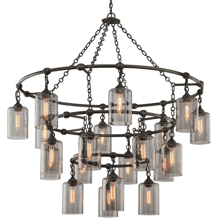 Chandeliers for High Ceilings to Fill Vertical SpaceGotham Chandelier