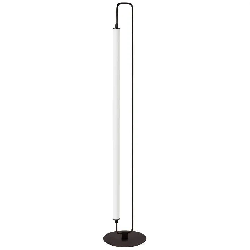 Metal Floor Lamp with a Matte Black Finish for a Sleek Look32W Floor Lamp, MB w/ WH Acrylic Metal Floor Lamp with a Matte Black Finish for a Sleek Look32W Floor Lamp, MB w/ WH Acrylic