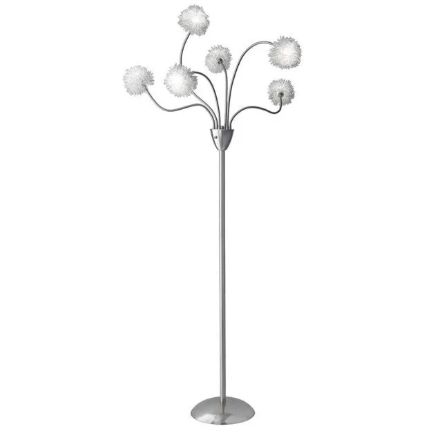 Smart Floor Lamp with Voice Control and Bluetooth ConnectivityPom Pom Floor Lamp