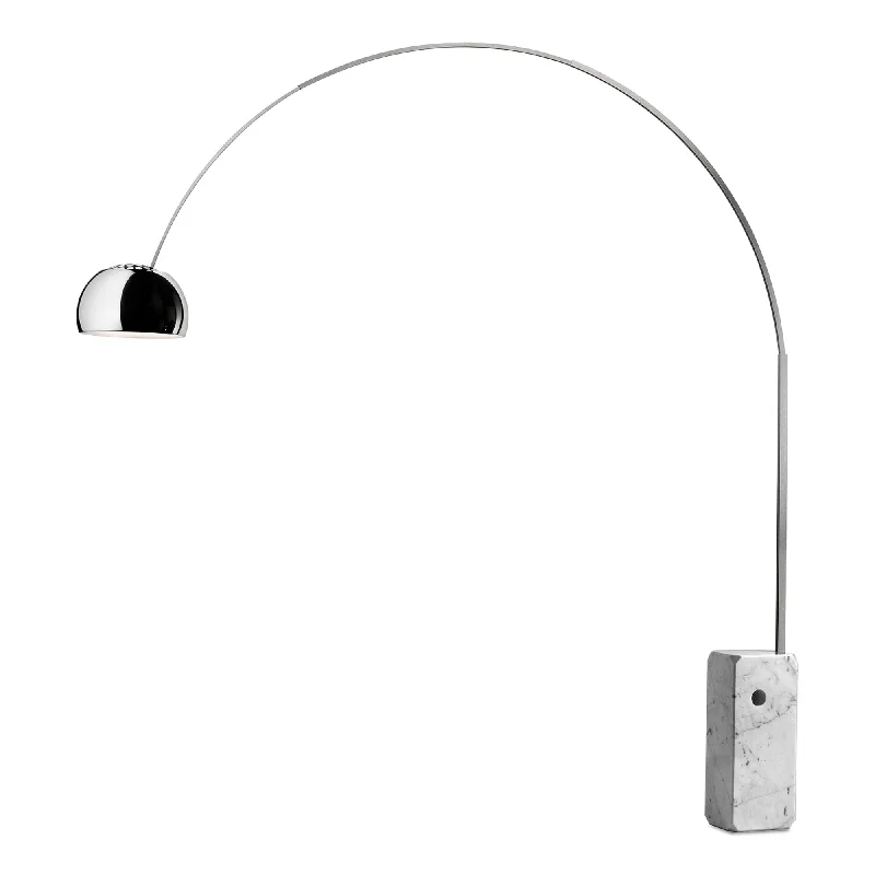 Marble Base Floor Lamp for a Touch of LuxuryArco Floor Lamp - Steel