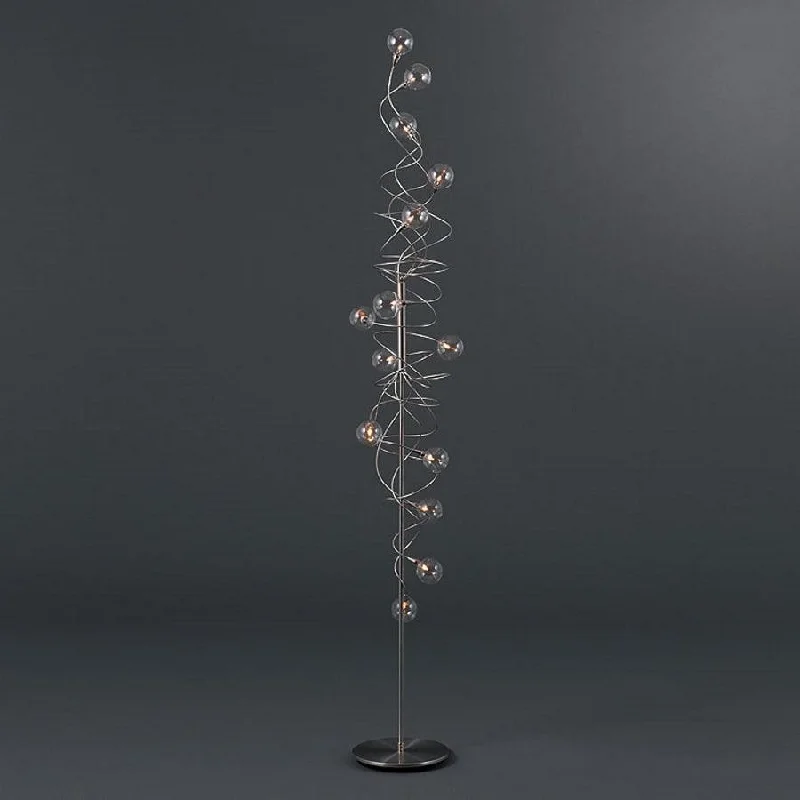 Wood Floor Lamp with Natural Grain for a Warm and Organic FeelBubbles Long FL 14 Floor Lamp Wood Floor Lamp with Natural Grain for a Warm and Organic FeelBubbles Long FL 14 Floor Lamp