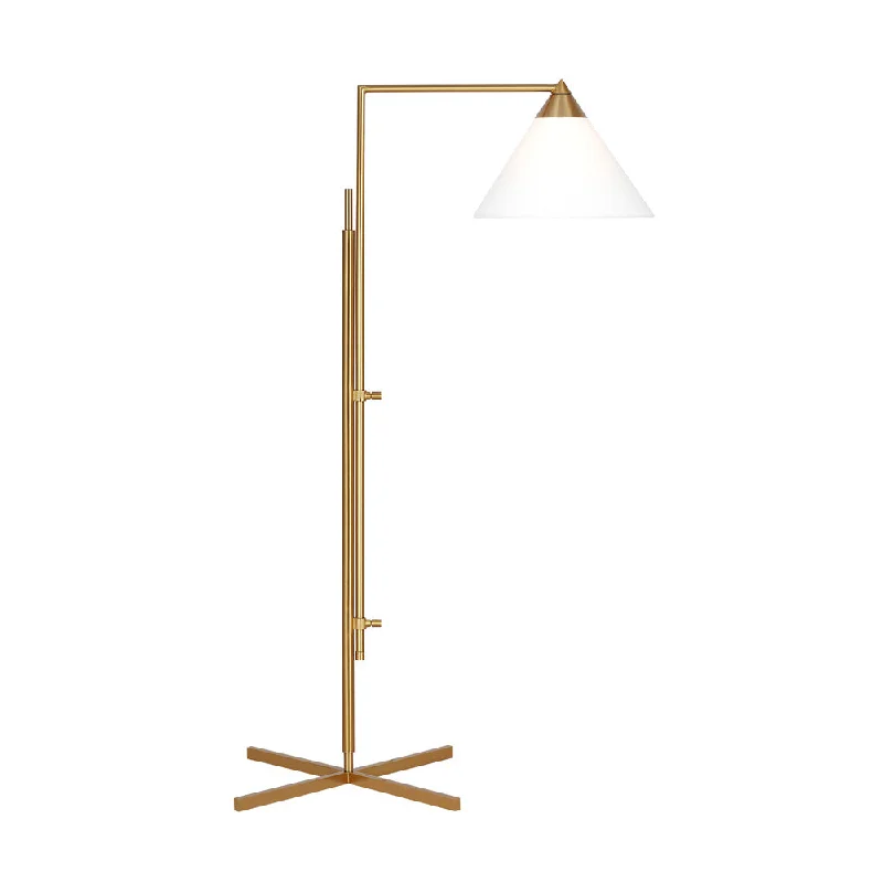 Fabric Floor Lamp with a Linen Shade for a Relaxed AestheticFranklin Task Floor Lamp
