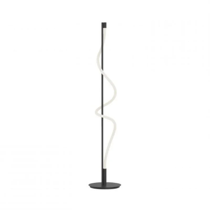 Fabric Floor Lamp with a Linen Shade for a Relaxed AestheticCursive Floor Lamps