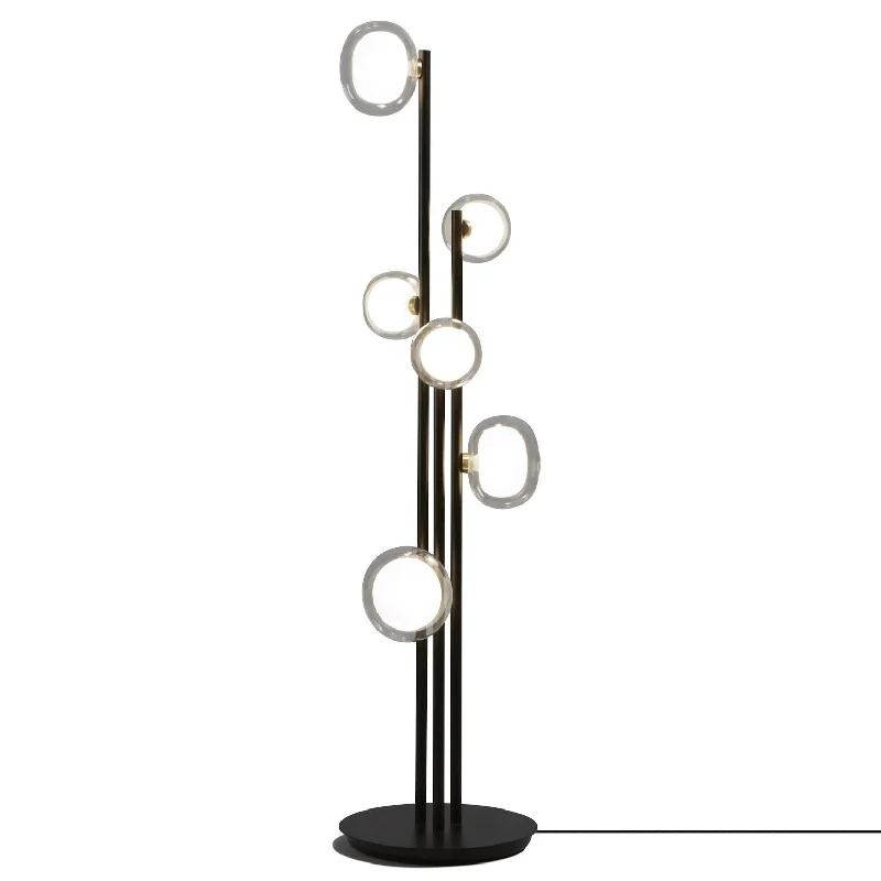 Smart Floor Lamp with Voice Control and Bluetooth ConnectivityNabila Floor Lamp