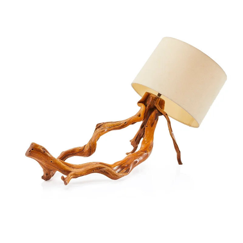 Modern Minimalist Floor Lamp for Contemporary Living RoomsWood Branch Organic Lamp