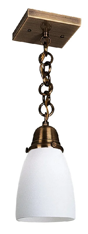 Rustic Ceiling Lights with Reclaimed Wood and Distressed FinishesOne Light Pendant