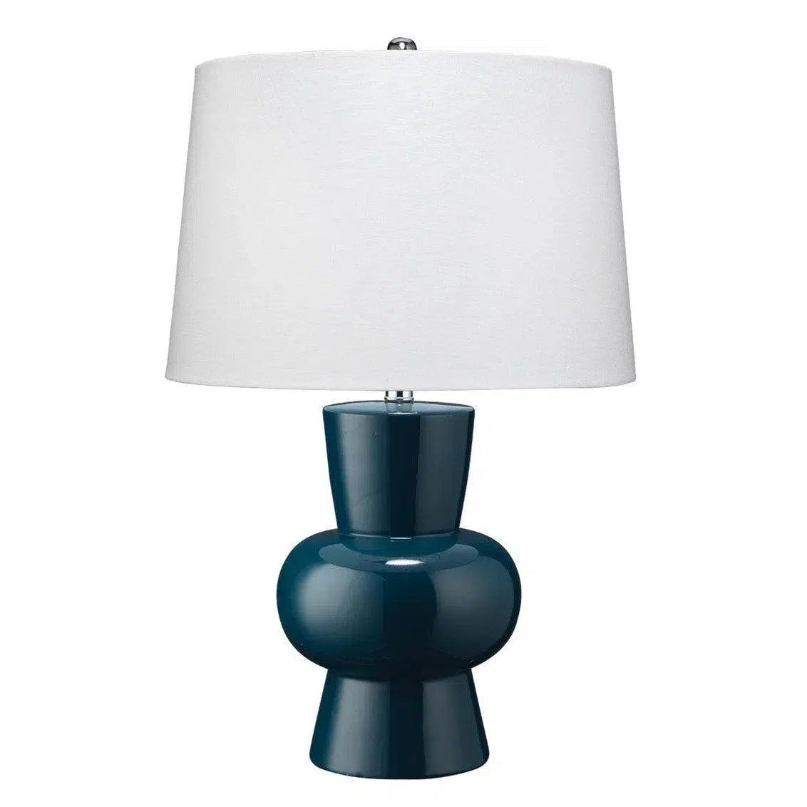 art deco table lamps with geometric shapes for a retro touchBlue Ceramic Clementine Table Lamp