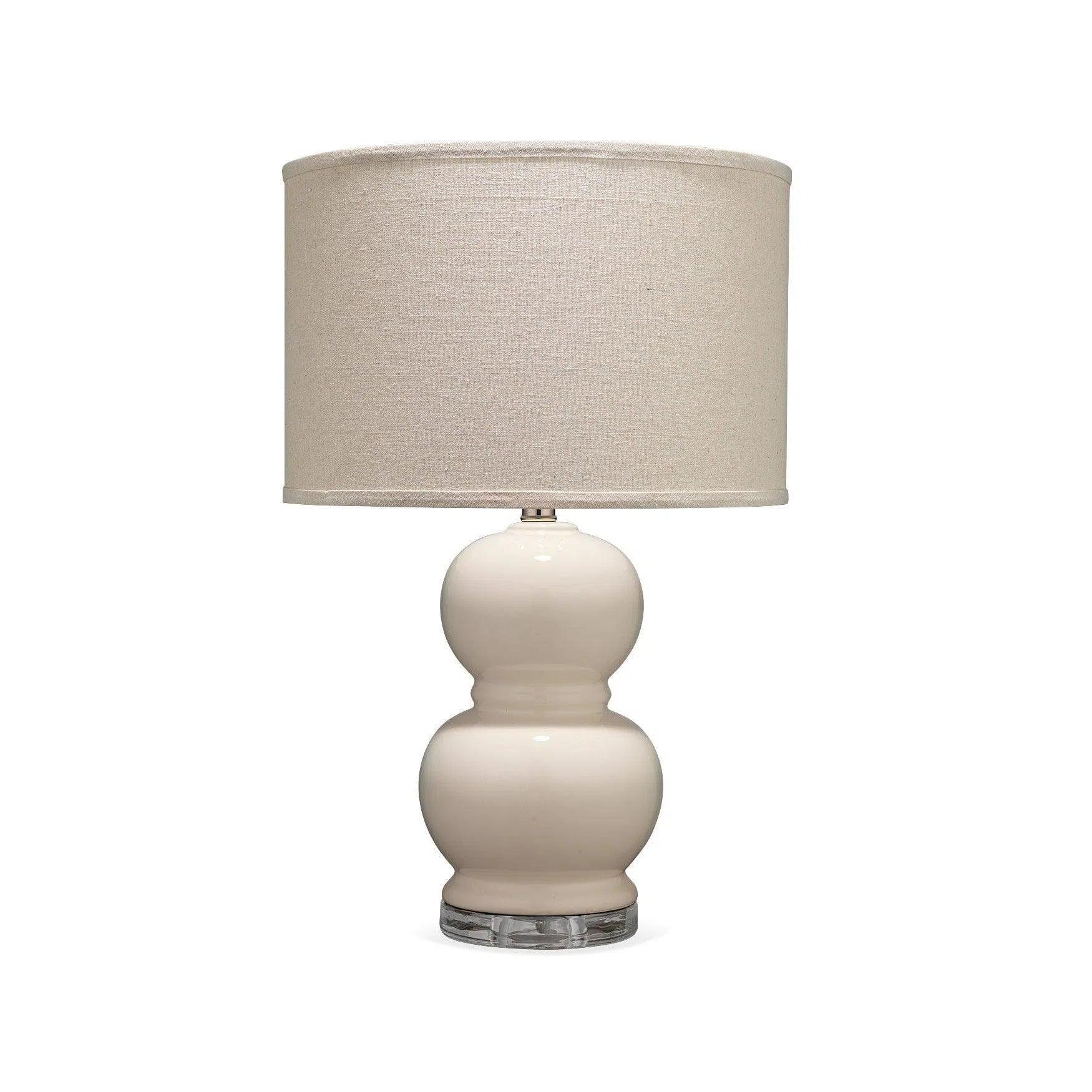 industrial style table lamps with exposed bulbs for loft apartmentsCream Glass Bubble Table Lamp
