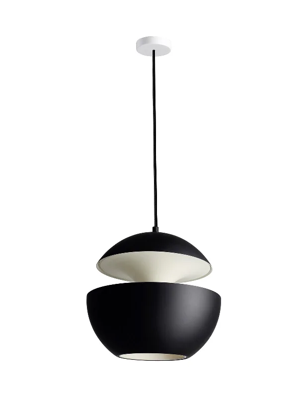 Mid - Century Modern Ceiling Lights with Simple, Sleek LinesDCW Editions HERE COMES THE SUN 350 Pendant Black & White