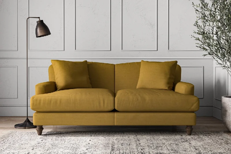 Tropical - Themed Ceiling Lights with Palm - Leaf Shapes and Rattan WrapsDeni Medium Sofa - Recycled Cotton Ochre