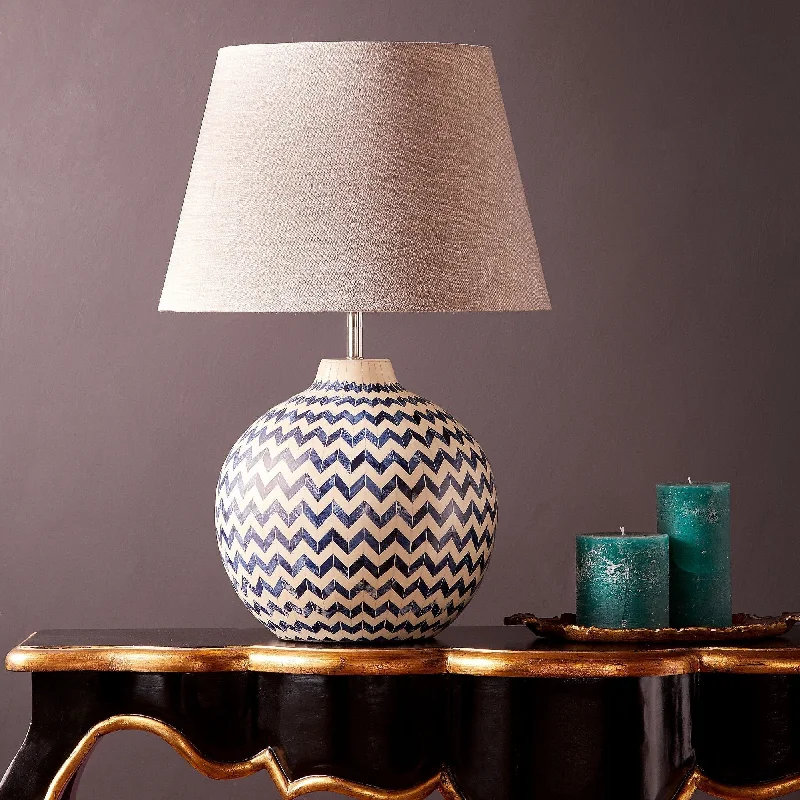 victorian style table lamps with ornate details for traditional homesJaggery table lamp in navy and off white bone victorian style table lamps with ornate details for traditional homesJaggery table lamp in navy and off white bone