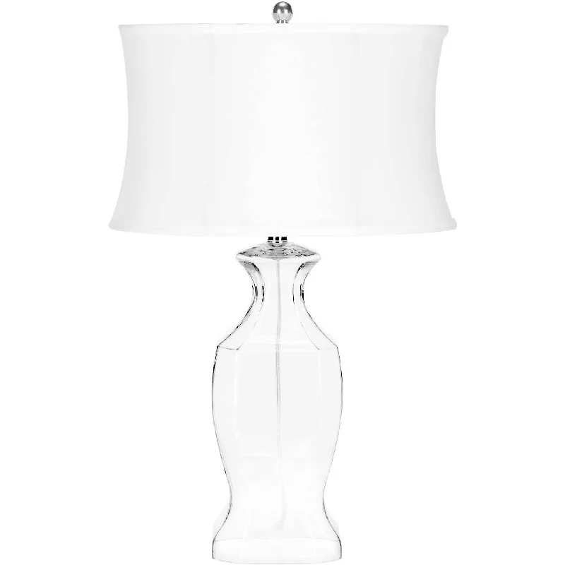 metal table lamps with a matte black finish for a sleek appearanceWesley Glass Table Lamp (Set of 2)
