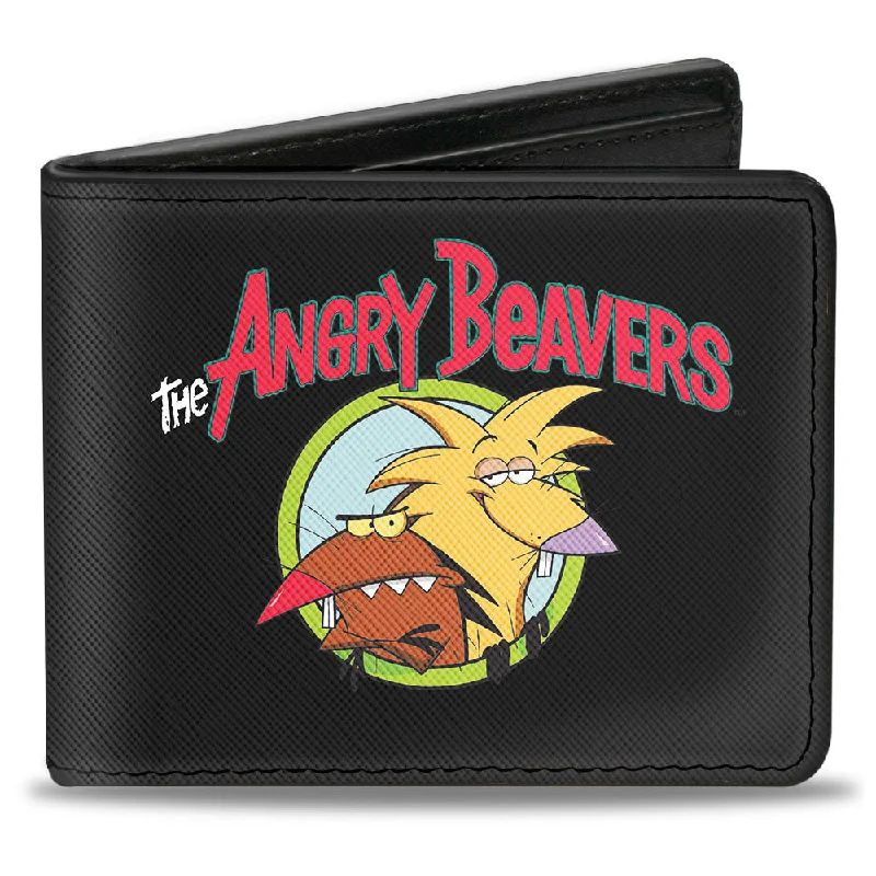 Money clips for women with sleek designsBi-Fold Wallet - Angry Beavers Logo Front + Logo Back Money clips for women with sleek designsBi-Fold Wallet - Angry Beavers Logo Front + Logo Back
