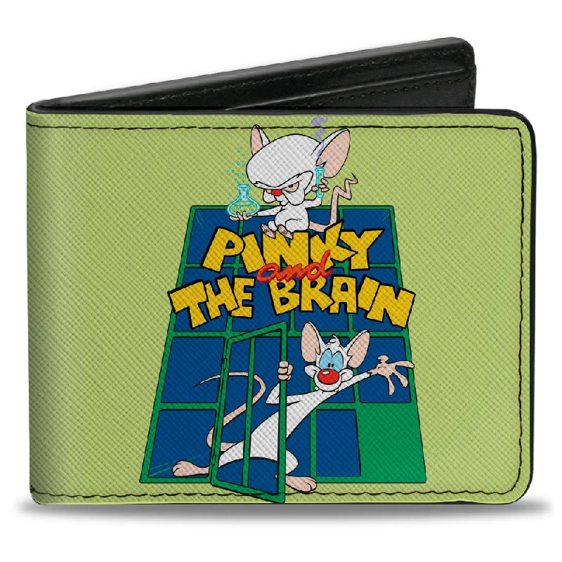 Money clips with built-in bottle openersBi-Fold Wallet - Animaniacs PINKY AND THE BRAIN Pose Greens Blue Money clips with built-in bottle openersBi-Fold Wallet - Animaniacs PINKY AND THE BRAIN Pose Greens Blue