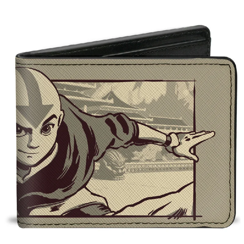 Top-rated money clips for everyday useBi-Fold Wallet - Avatar the Last Airbender Aang Garden Pose Grays Top-rated money clips for everyday useBi-Fold Wallet - Avatar the Last Airbender Aang Garden Pose Grays