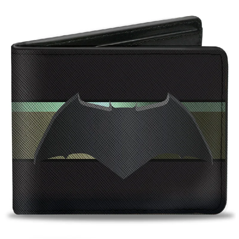 Money clips with magnetic closureBi-Fold Wallet - Batman 2017 Icon Stripe Black Gold-Fade Money clips with magnetic closureBi-Fold Wallet - Batman 2017 Icon Stripe Black Gold-Fade
